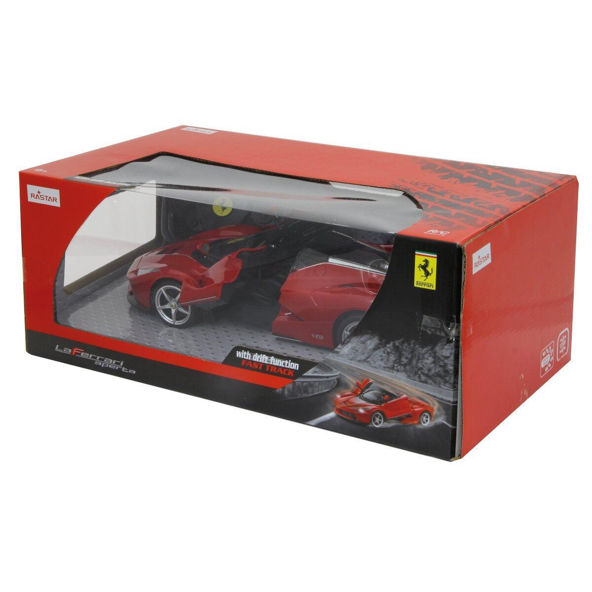Voir la diapositive 3 : Jamara Voiture télécommandée Ferrari LaFerrari Aperta 1:14 rouge 2,4GHz Fonction de dérive