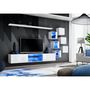 Voir la diapositive 2 : Paris Prix Ensemble Meuble TV Design  Switch XXI  260cm Blanc