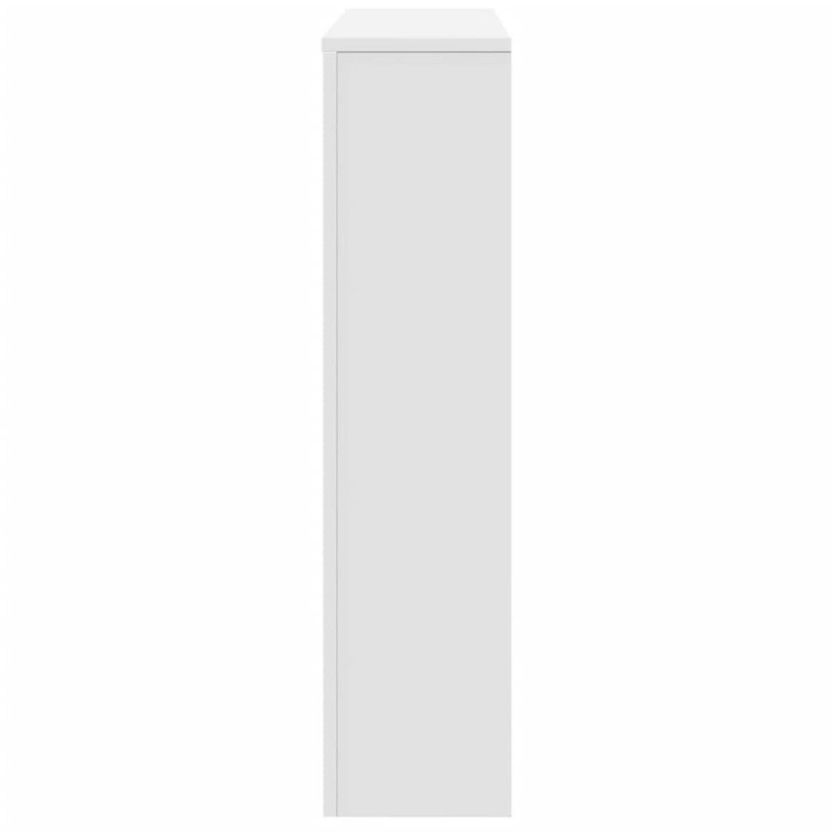 VIDAXL Cache-radiateur blanc 175x20x82 cm bois d'ingenierie