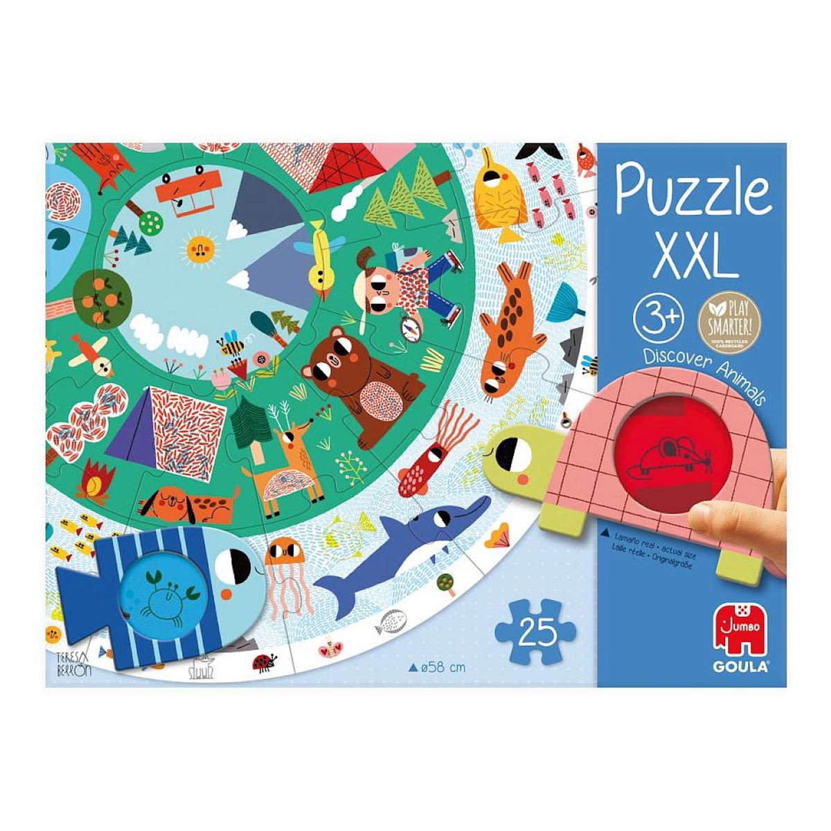 Goula Puzzle de recherche  XXL Les animaux