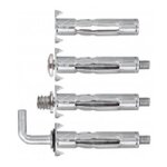 RAWL Chevilles PLAC avec vis Cruciforme M4 x 32 mm