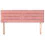 Voir la diapositive 3 : VIDAXL Tetes de lit 2 pcs Rose 72x5x78/88 cm Velours