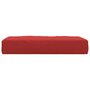 Voir la diapositive 4 : VIDAXL Coussin de palette rouge 60x60x8 cm tissu oxford