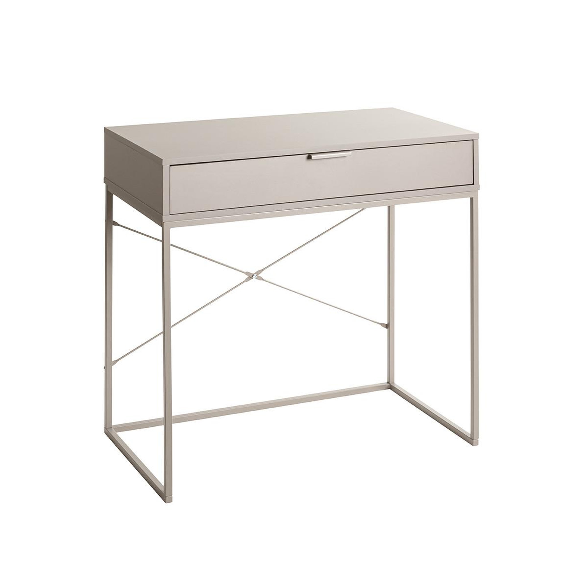 Paris Prix Console avec tiroir  malmö  80cm beige gris