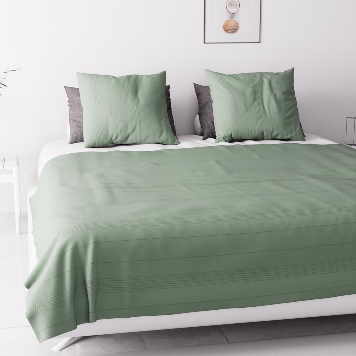 SOLEIL D'OCRE Jeté de lit, canapé, plaid ADELE par Soleil d'ocre