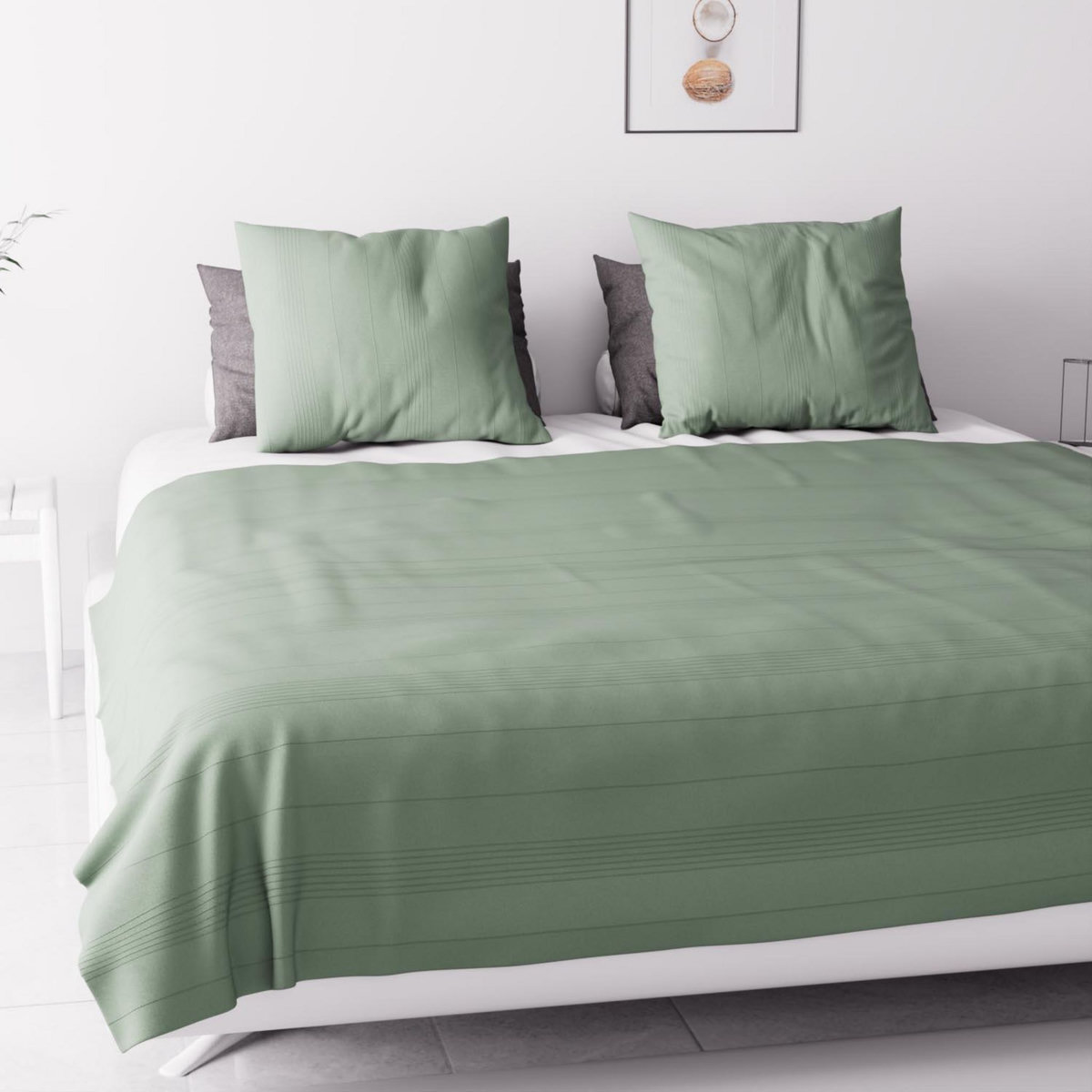 SOLEIL D'OCRE Jeté de lit, canapé, plaid ADELE par Soleil d'ocre