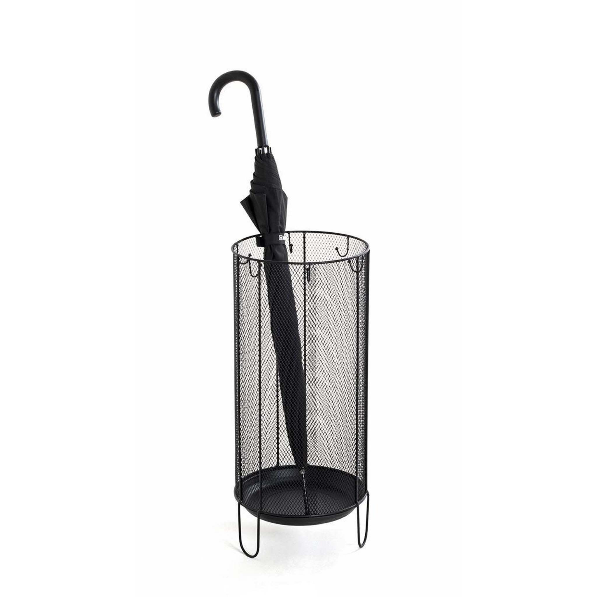 Voir la diapositive 4 : Paris Prix Porte-parapluie en métal  laqué  58cm noir