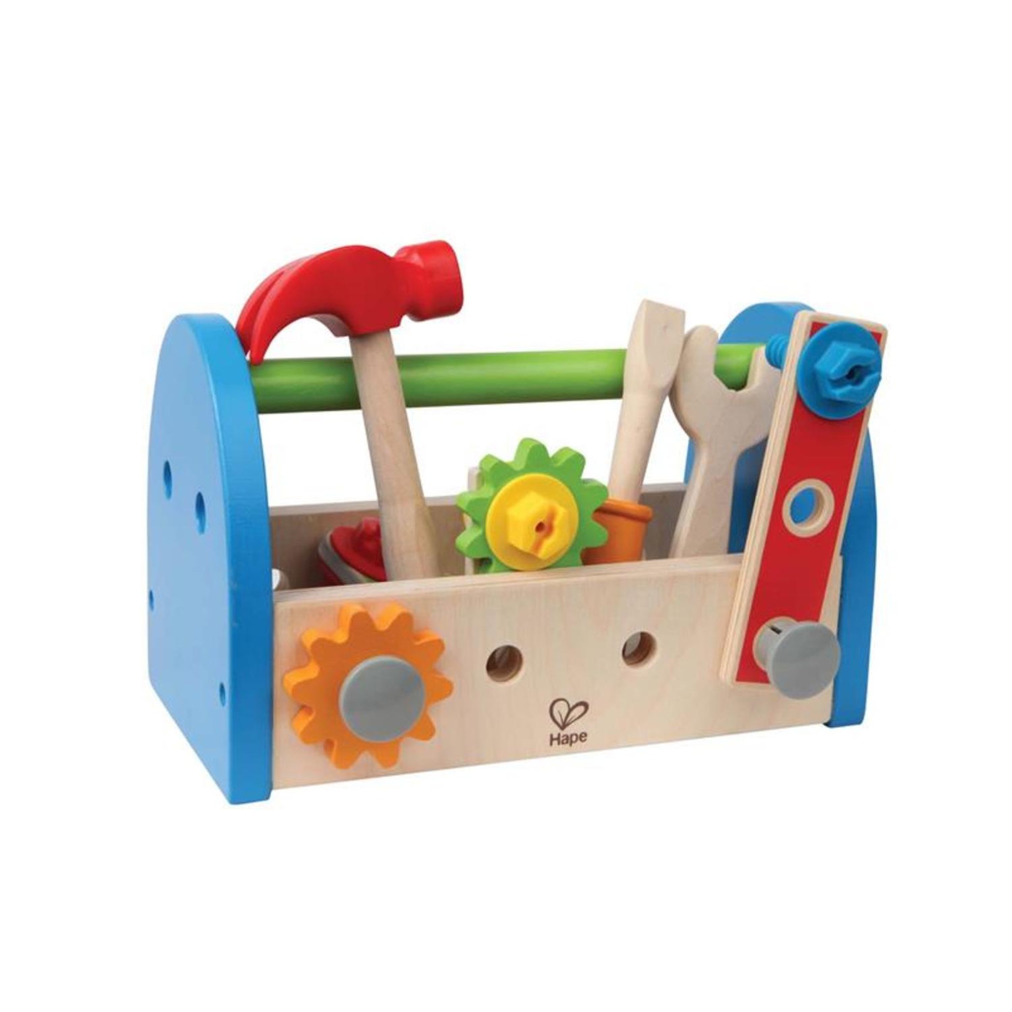 Voir la diapositive 4 : Hape Boite a outils en bois