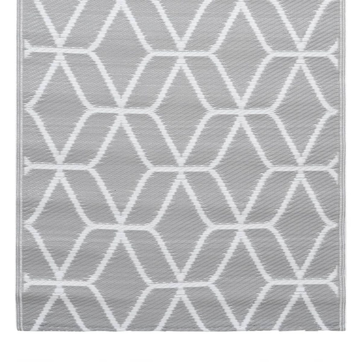 VIDAXL Tapis d'exterieur ARAKIL Gris 120x180 cm PP