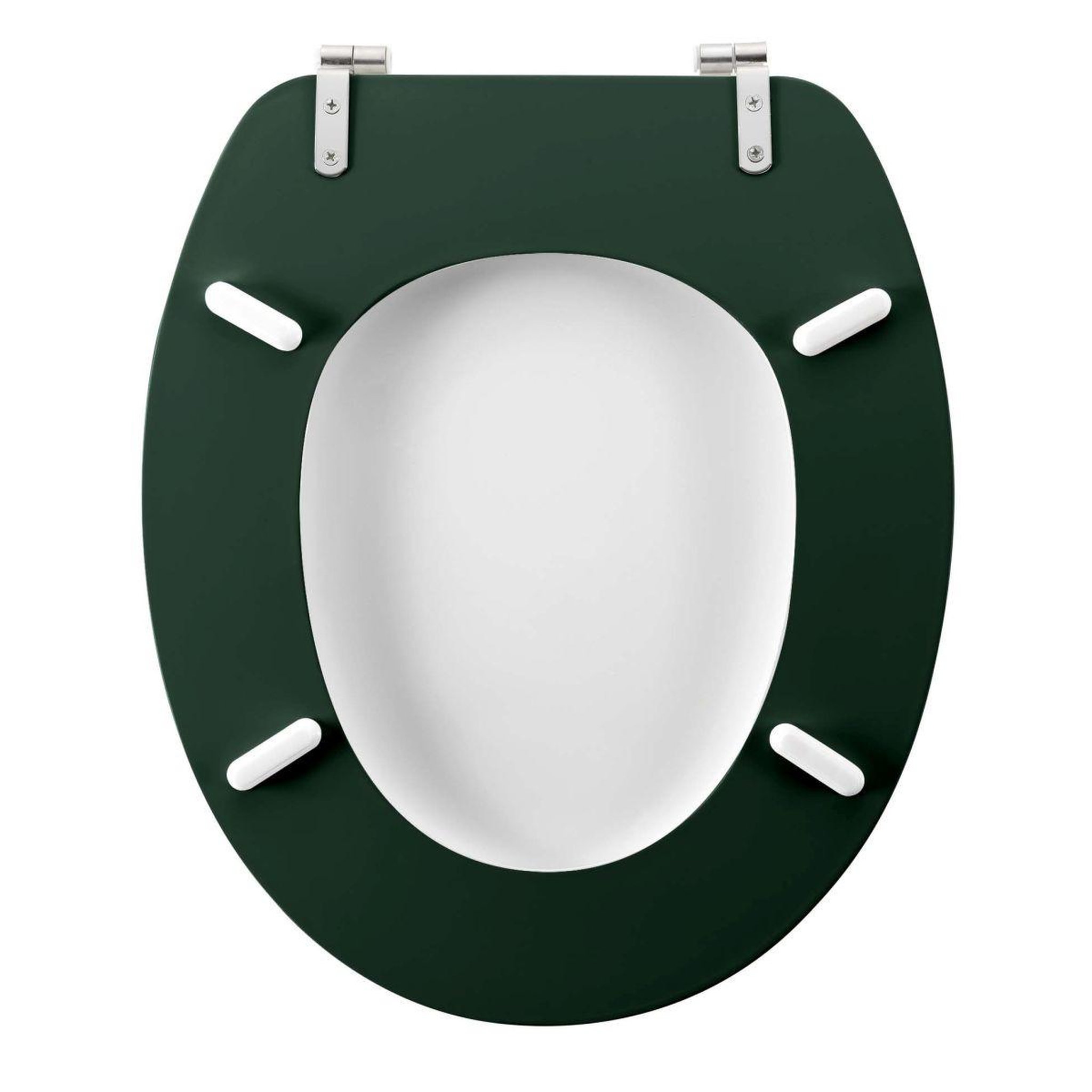 Voir la diapositive 4 : Douceur d'Intérieur Abattant wc imprimé végétal  vagabonde  45cm vert