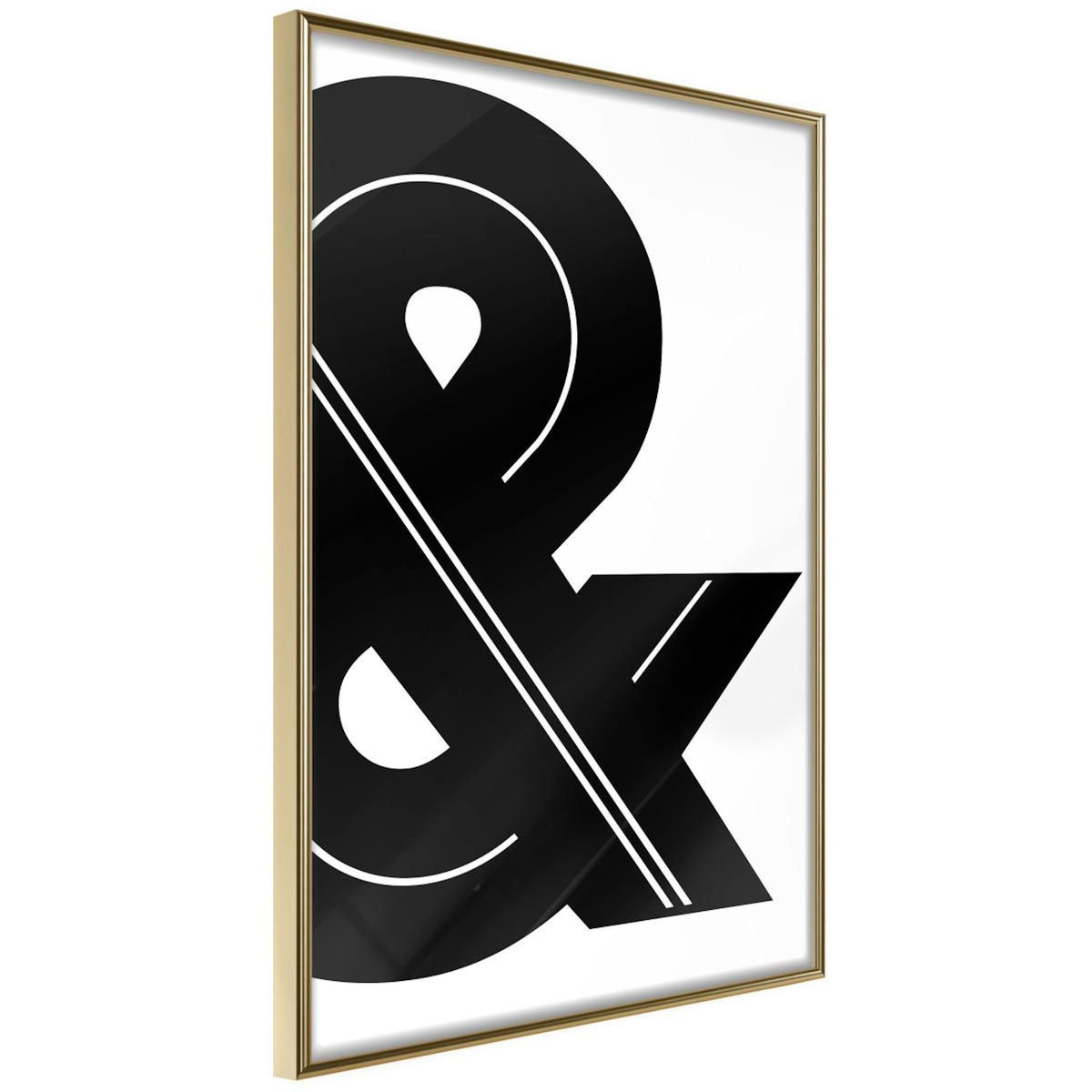 Paris Prix Affiche Murale Encadrée  Ampersand Black and White