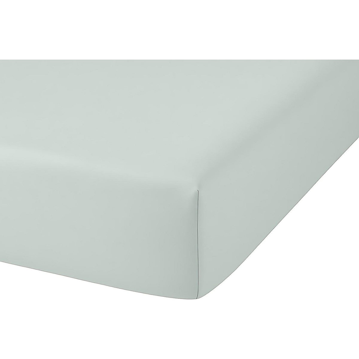 Home collection Drap housse de coton-bambou - bambou vert