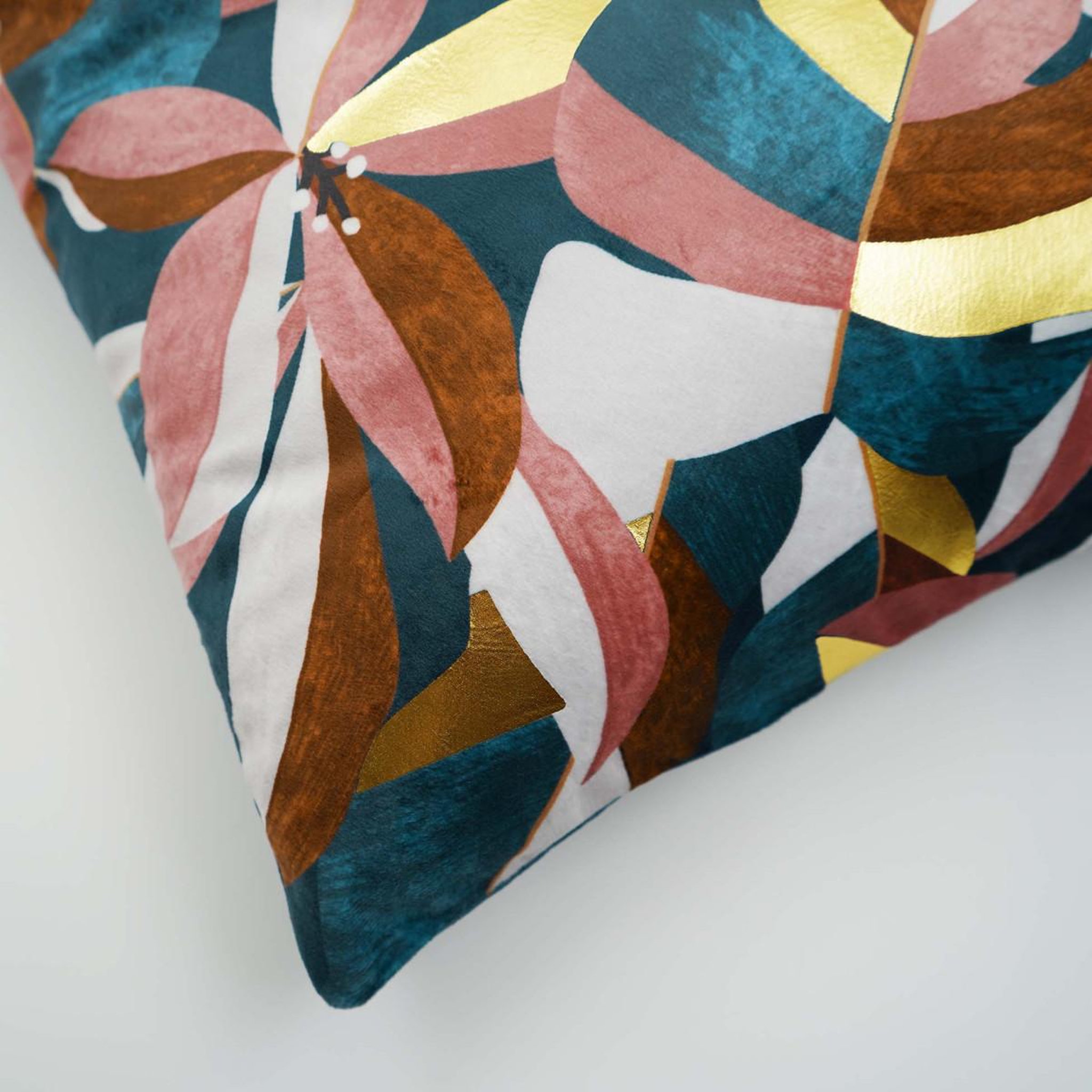 Voir la diapositive 3 : Douceur d'Intérieur Housse de coussin imprimée  rosia  40x40cm multicolore