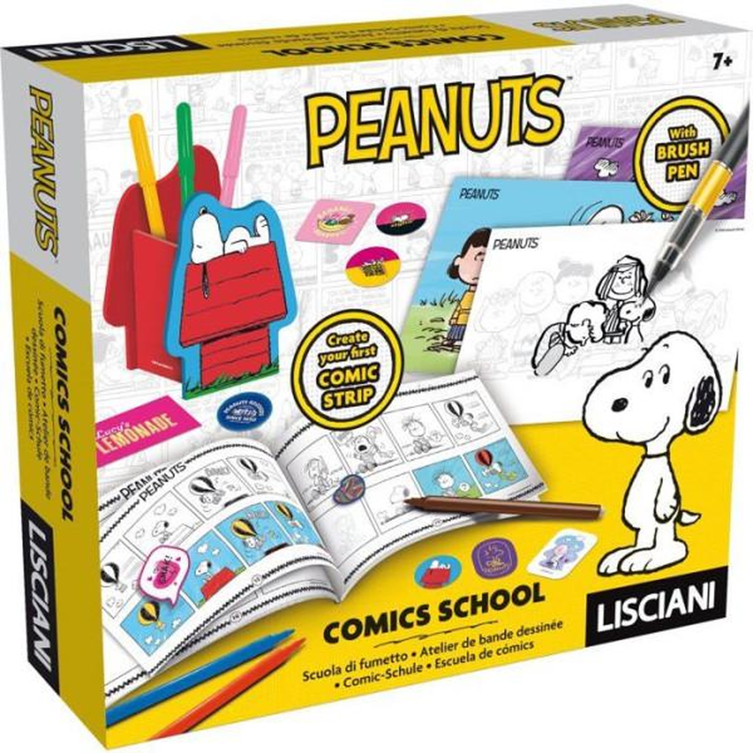 Peanuts Activités Créatives Comics Atelier bande dessinée LISCIANI Univers Snoopy Création dhistoires - vue 3