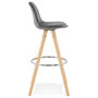 Voir la diapositive 3 : Paris Prix Tabouret de Bar Scandinave  Miro  97cm Gris & Naturel