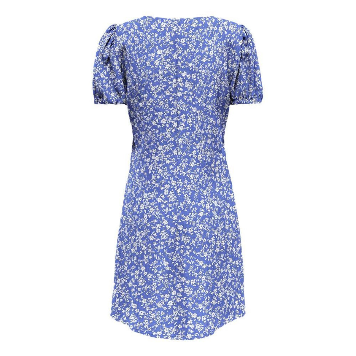Only Robe Bleu/Blanche à fleurs Femme Only Nova