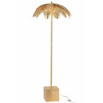Paris Prix Lampadaire Design  Feuille de Coco  133cm Or