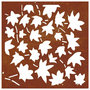 Voir la diapositive 5 : VIDAXL Decoration murale jardin 55x55 cm acier corten design feuille