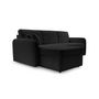 Voir la diapositive 5 : BEST MOBILIER Pocatello - canapé d'angle réversible 4 places - convertible avec coffre - en tissu bouclette
