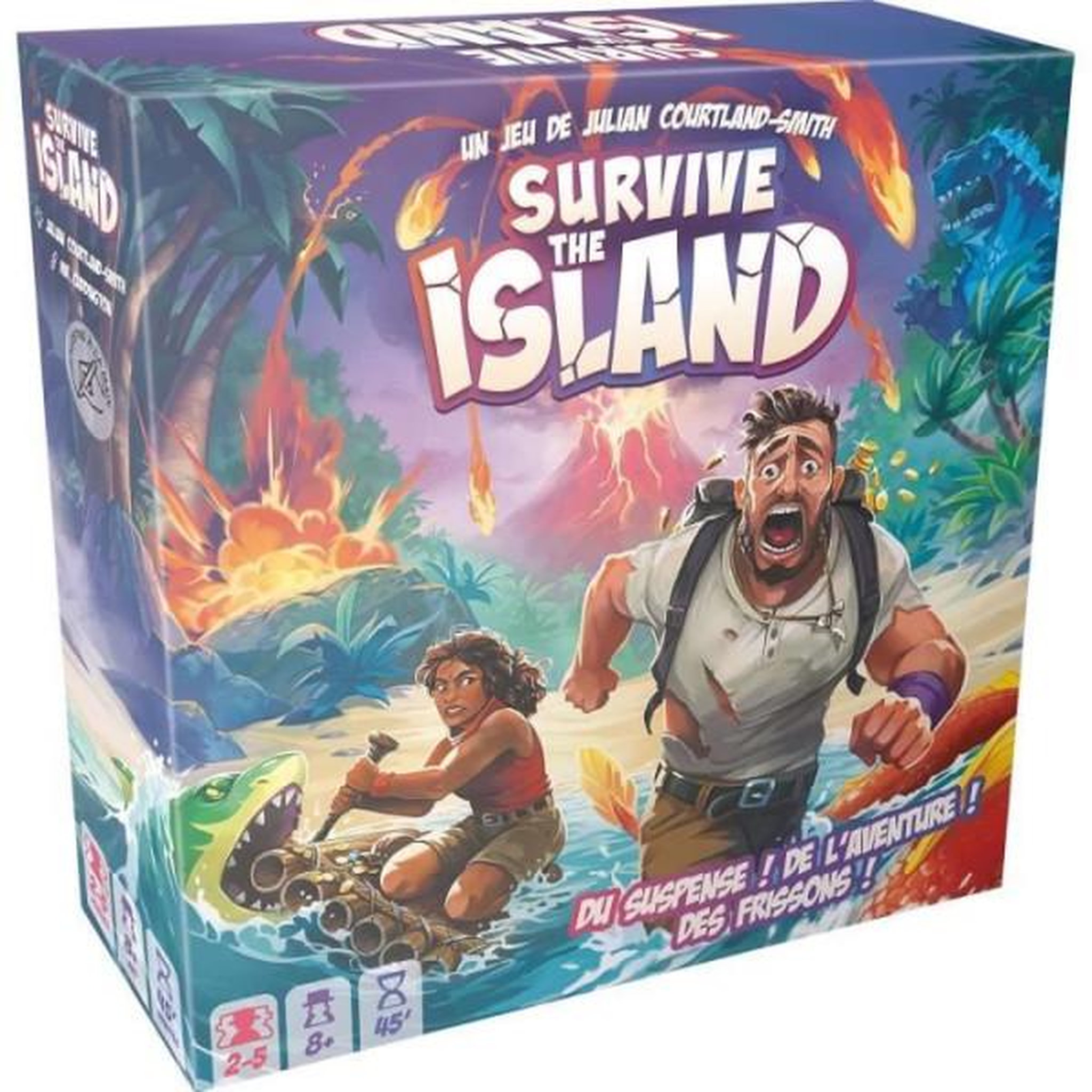 Voir la diapositive 1 : Asmodee Jeu de stratégie Asmodee Survive The Island