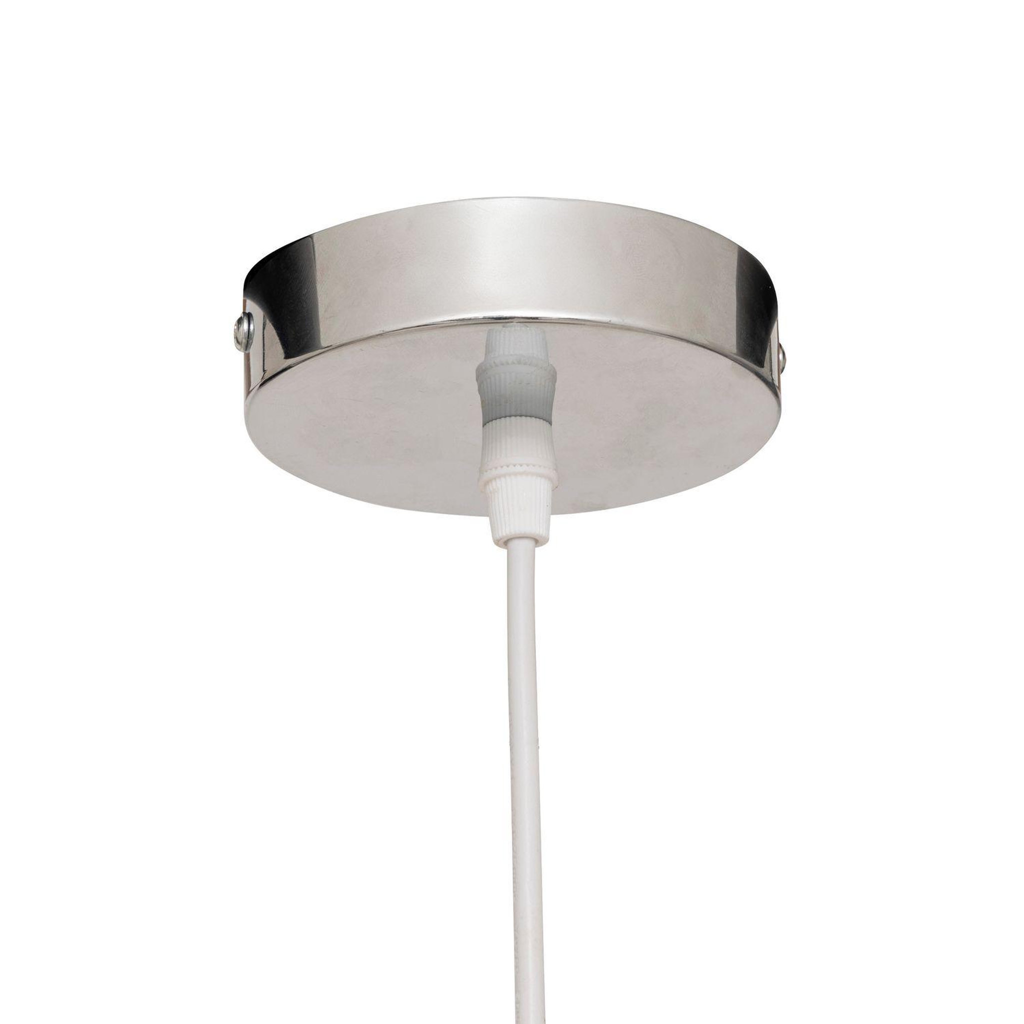 Voir la diapositive 3 : ATMOSPHERA Suspension en acier et en verre omia - argent