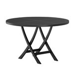 Paris Prix Table de Jardin Ronde  Kenya  120cm Noir