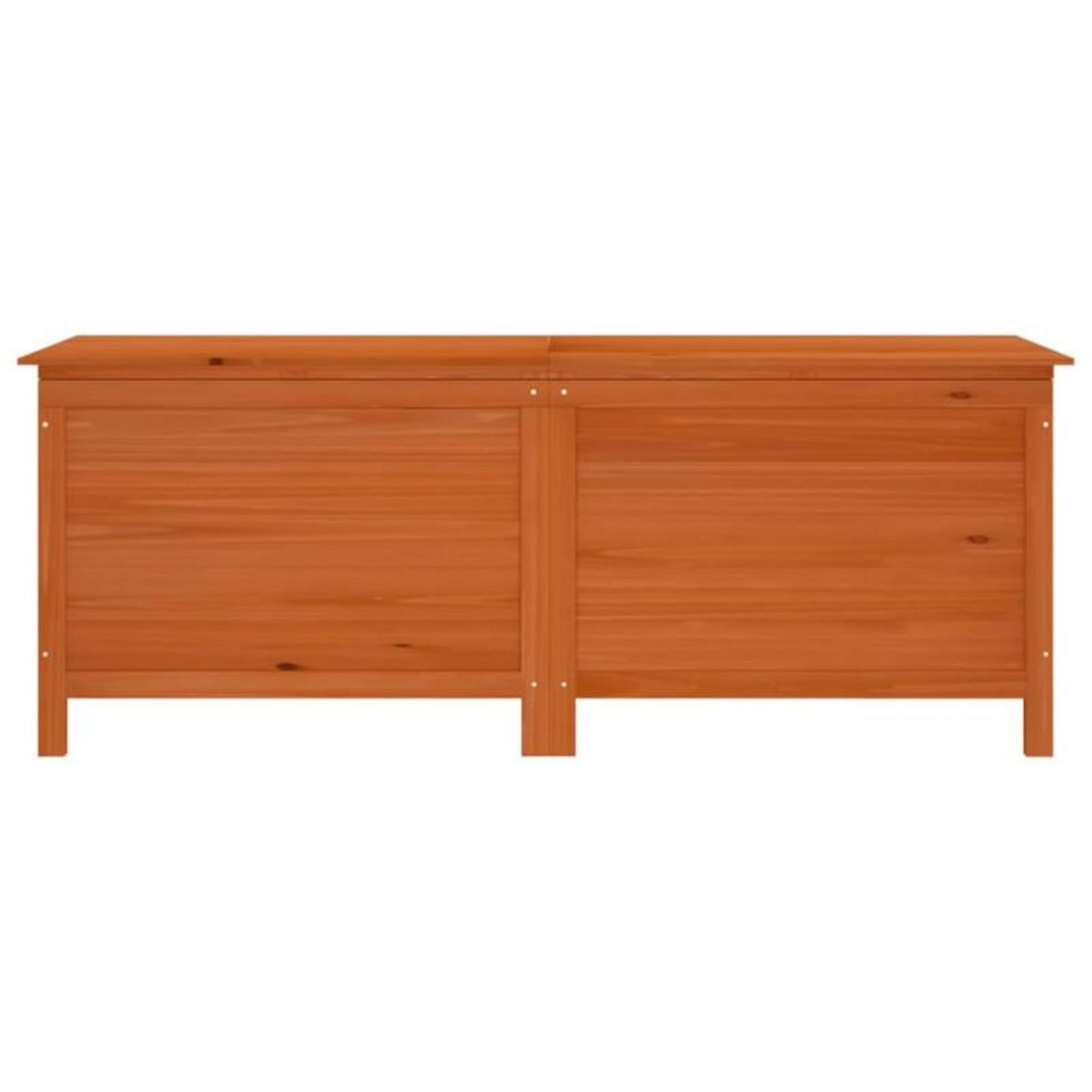 VIDAXL Boîte de rangement de jardin marron bois massif de sapin