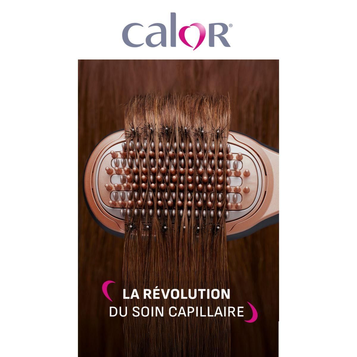 CALOR Brosse réparatrice et soin du cheveu CF9940C0 Hair therapist