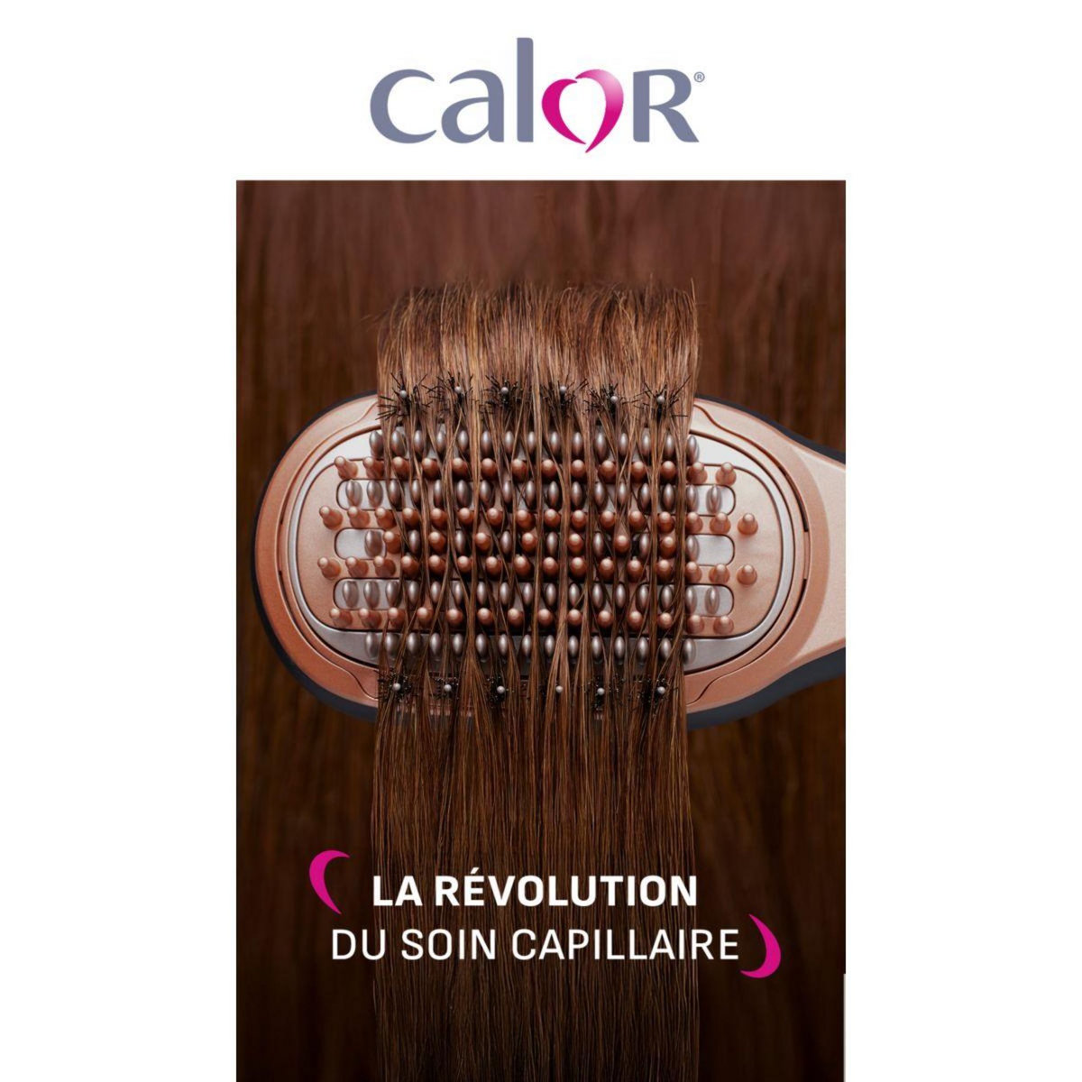 CALOR Brosse réparatrice et soin du cheveu CF9940C0 Hair therapist