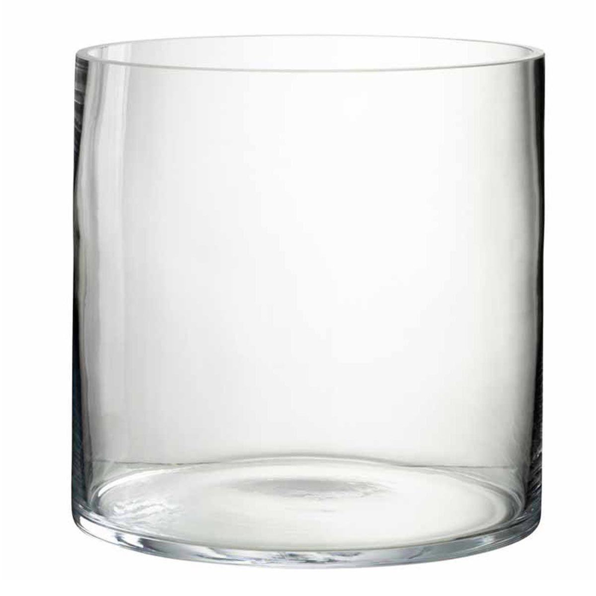 J-LINE Photophore en Verre  Buoma  25cm Transparent