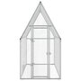 Voir la diapositive 5 : VIDAXL Cage pour poules argente 200x100x190 cm acier galvanise
