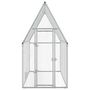 Voir la diapositive 5 : VIDAXL Cage pour poules argente 200x100x190 cm acier galvanise
