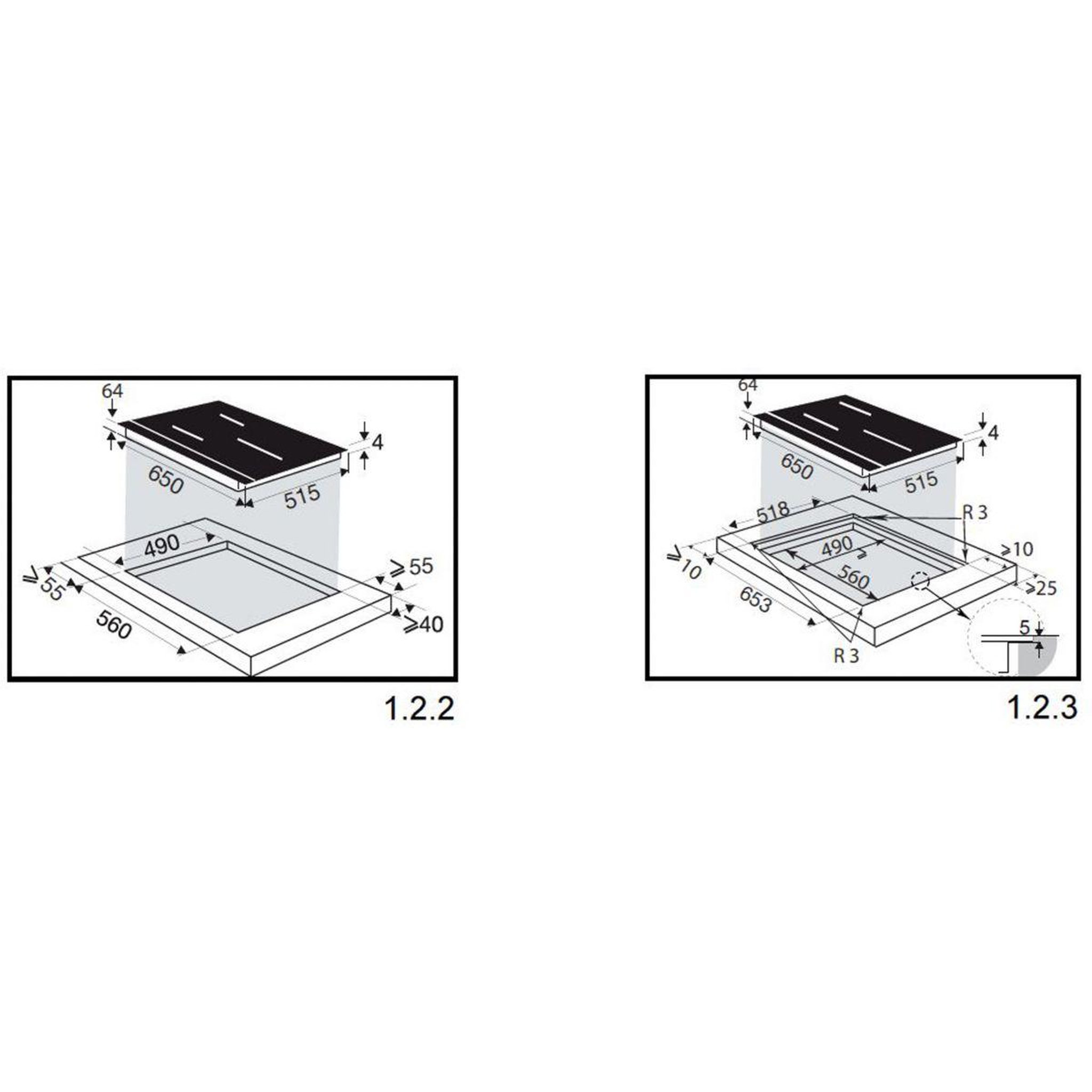 Voir la diapositive 3 : De Dietrich Plaque induction DPI7535B