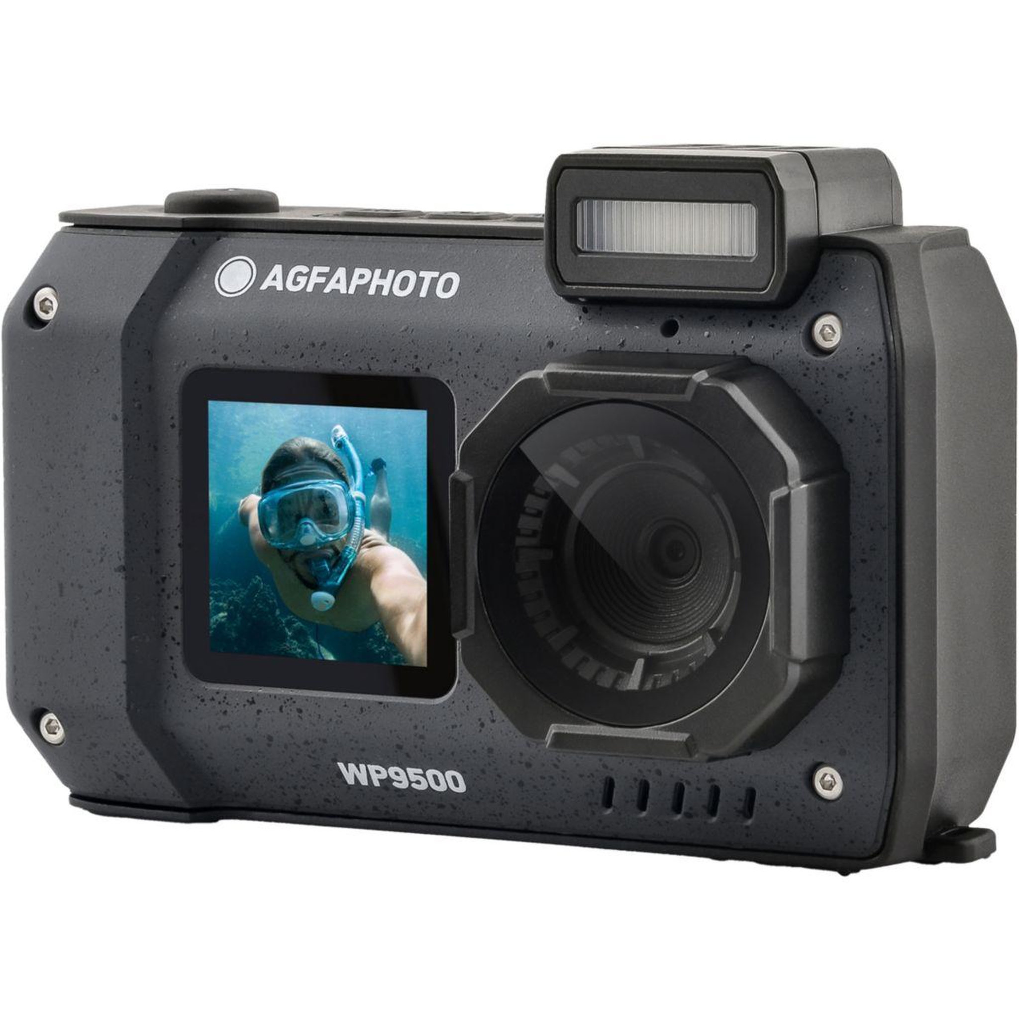 Voir la diapositive 2 : Agfa Appareil photo Compact Realishot Waterproof WP9500 Noir