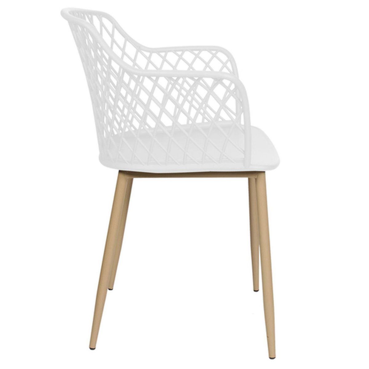 The Home Deco Factory Fauteuil pour table de jardin design Malaga