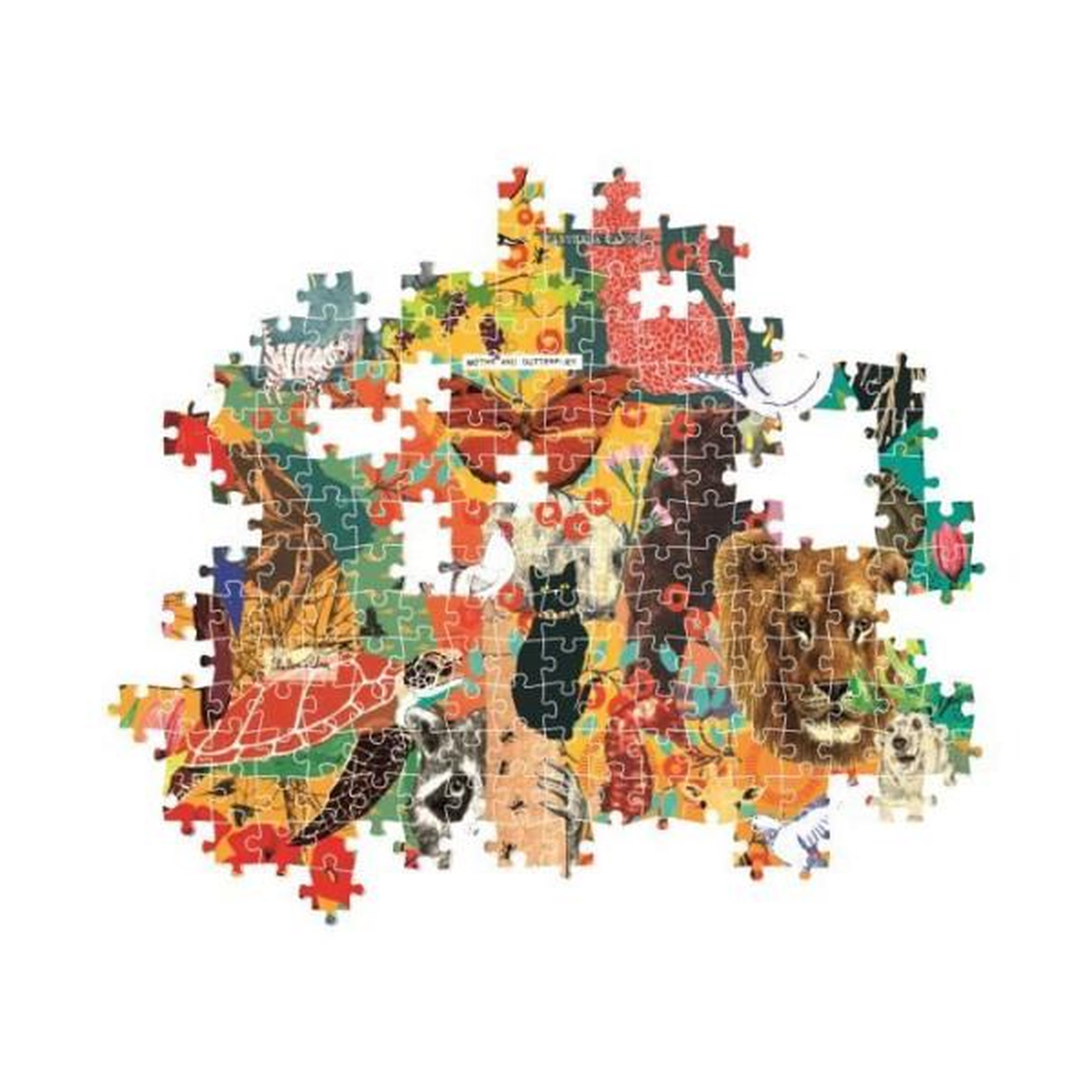 Voir la diapositive 3 : CLEMENTONI Clementoni - compact 1000 pieces - more is more - animals & botanics