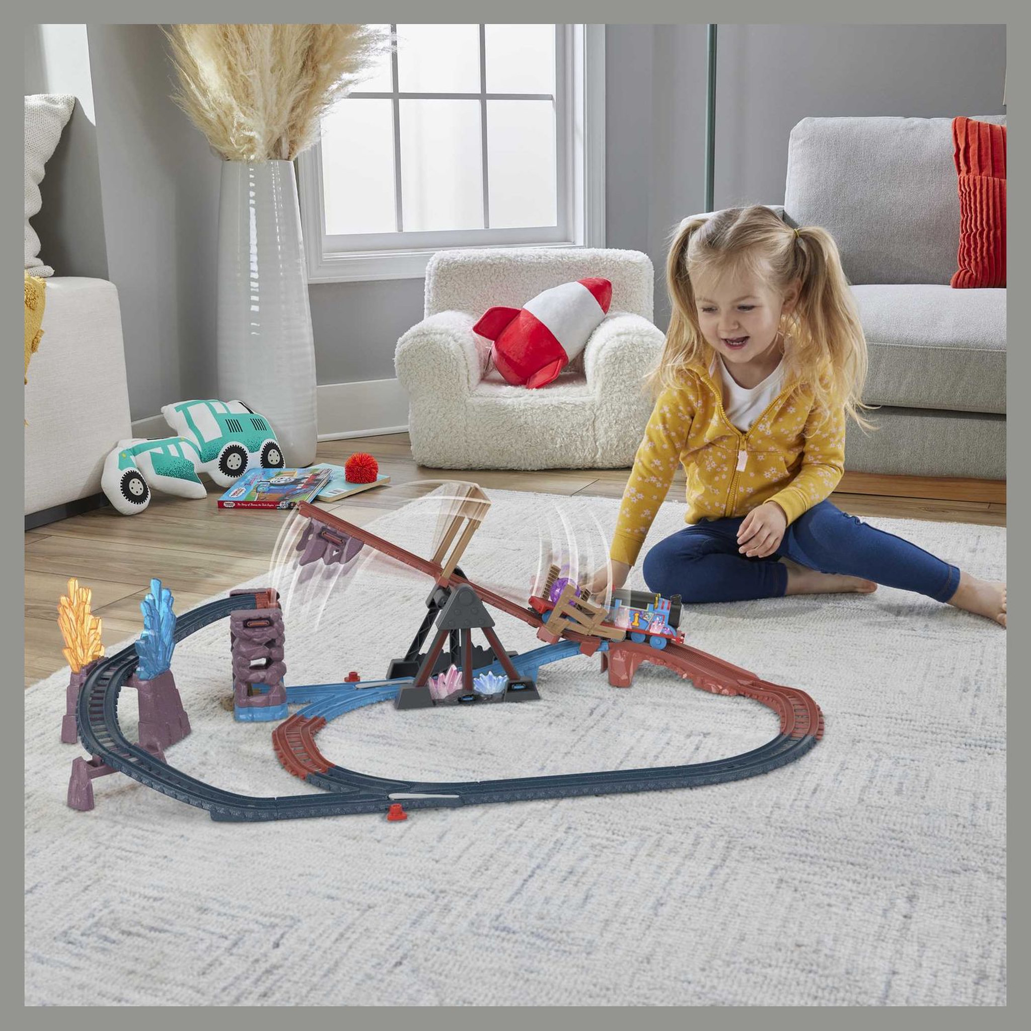 Voir la diapositive 5 : MATTEL Coffret Thomas et ses amis Les aventures de la Grotte de Cristal Fisher Price