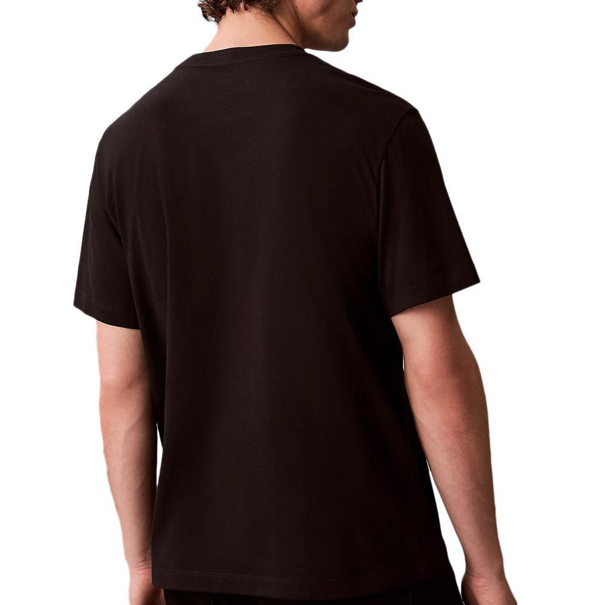 Voir la diapositive 2 : CALVIN KLEIN JEANS T-Shirt Noir Homme Calvin Klein Jeans Matchb