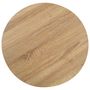 Voir la diapositive 2 : VIDAXL Table de bistro Marron clair 80 cm MDF