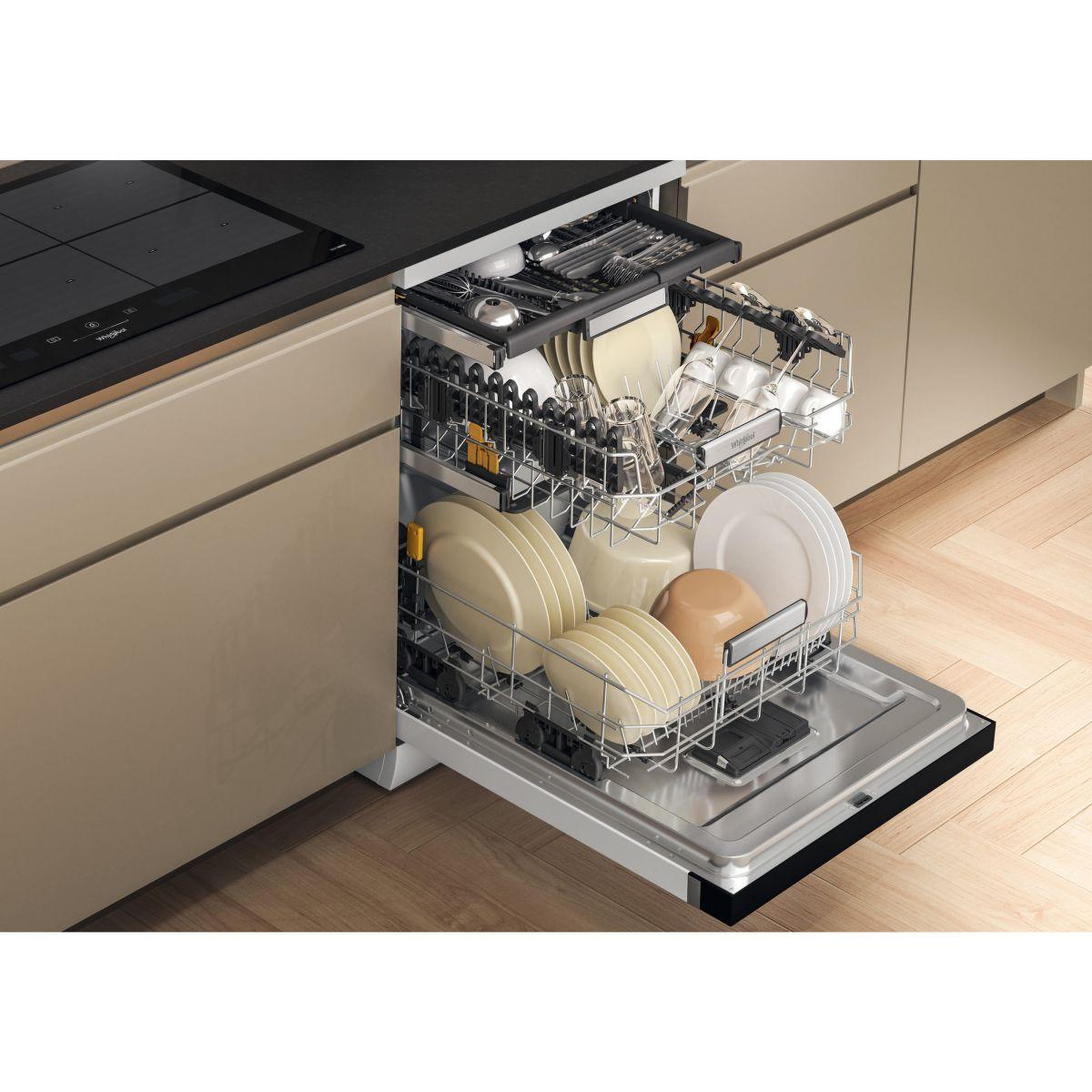 Voir la diapositive 4 : Whirlpool Lave vaisselle 60 cm w7fhs41 maxispace