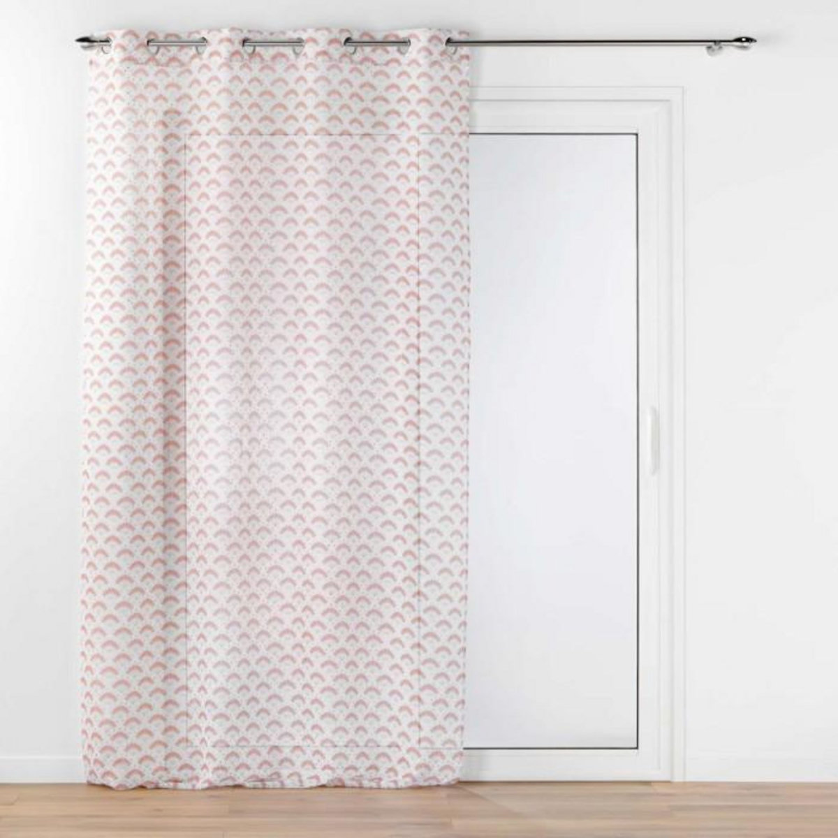 Paris Prix Rideau Voilage à Œillets  Lorea  140x240cm Rose