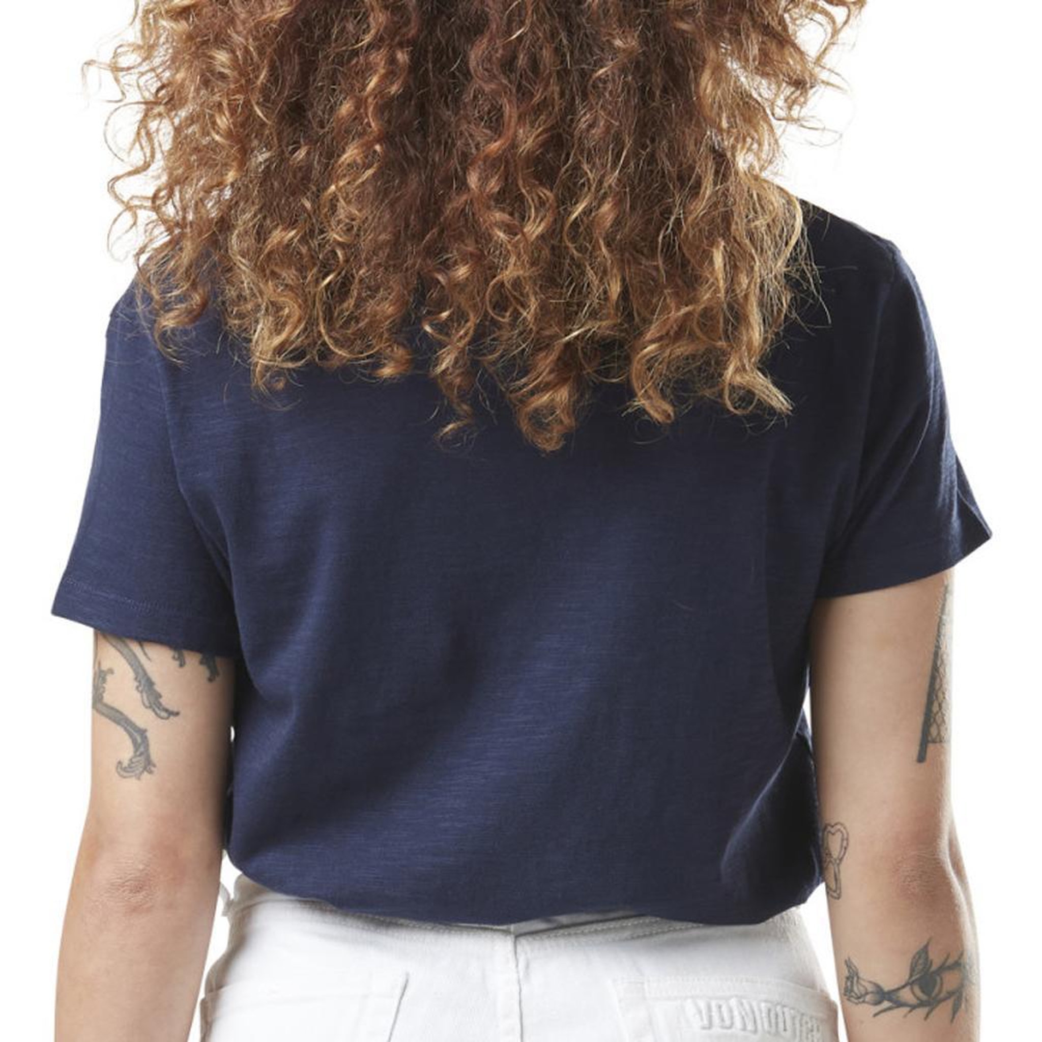 Voir la diapositive 2 : VON DUTCH T-shirt Marine Femme Von Dutch Slub