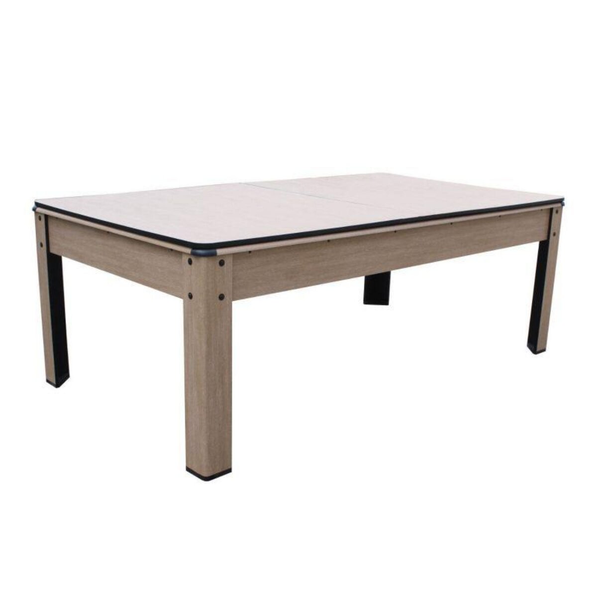 SOKKER Billard convertible couleur bois Chêne 226 x 126cm - Ambiance