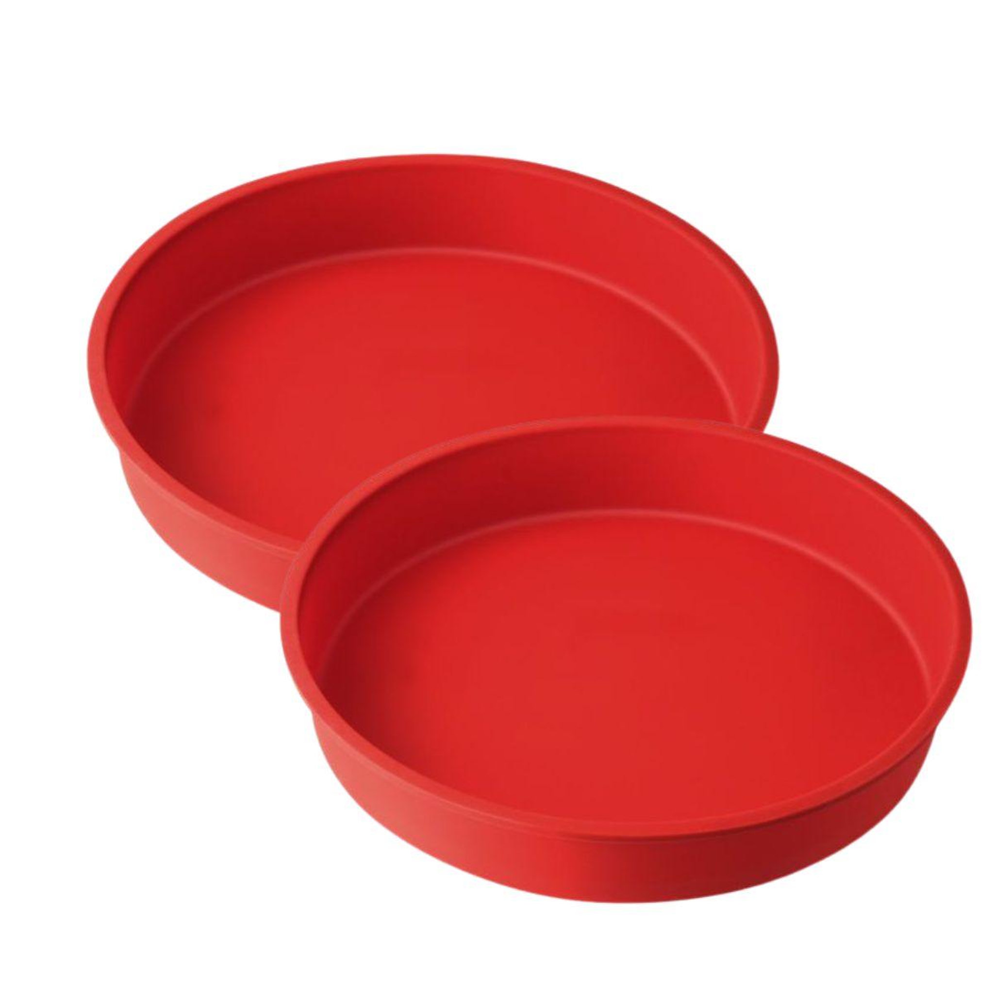 DR.OETKER Deux moules à manqué en silicone de 26 cm dr. Oetker flexxibel love