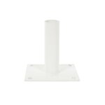 CENTRALE BRICO Platine pour Poteau rond BLANC ø 45mm