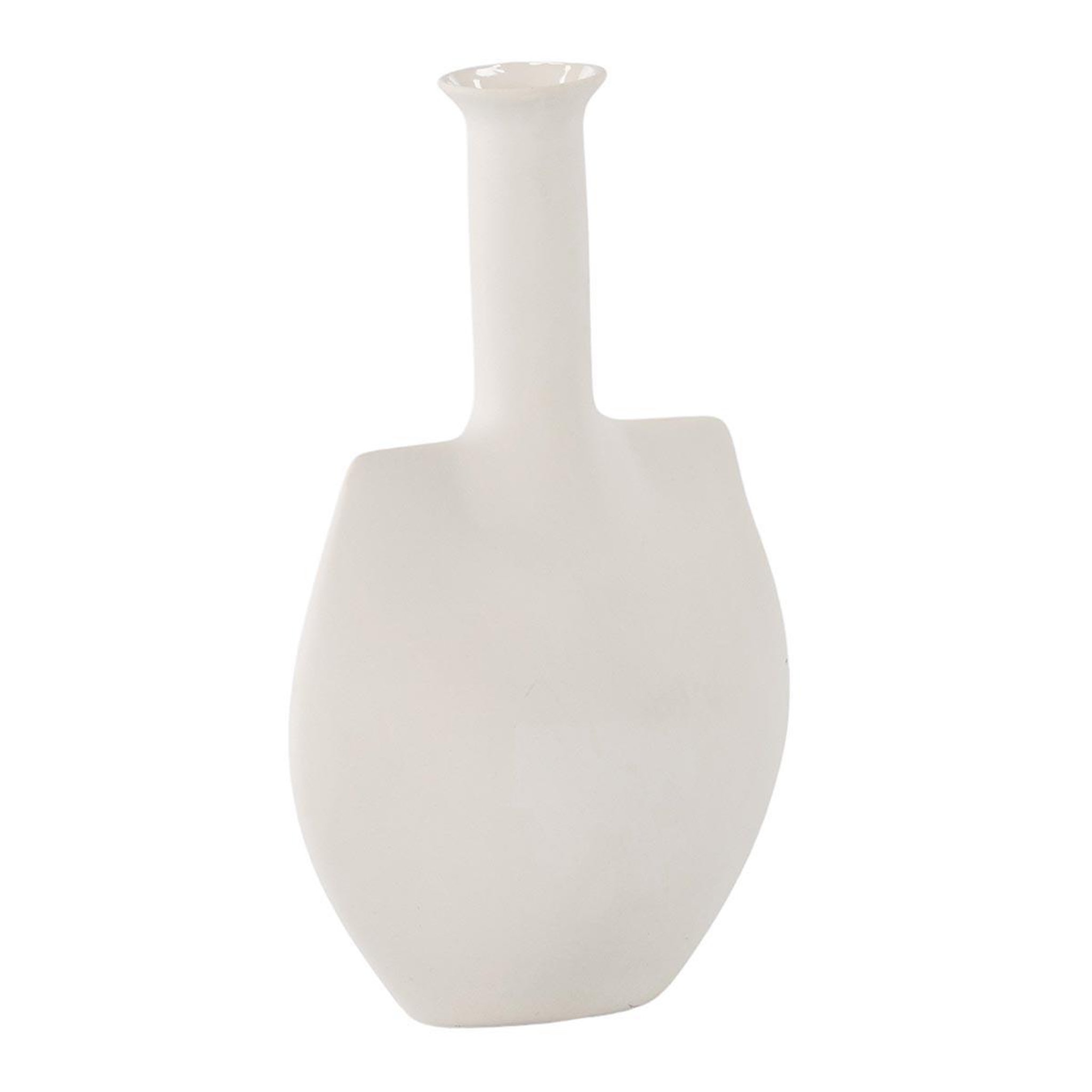Paris Prix Vase design en céramique  madison  22cm blanc cassé