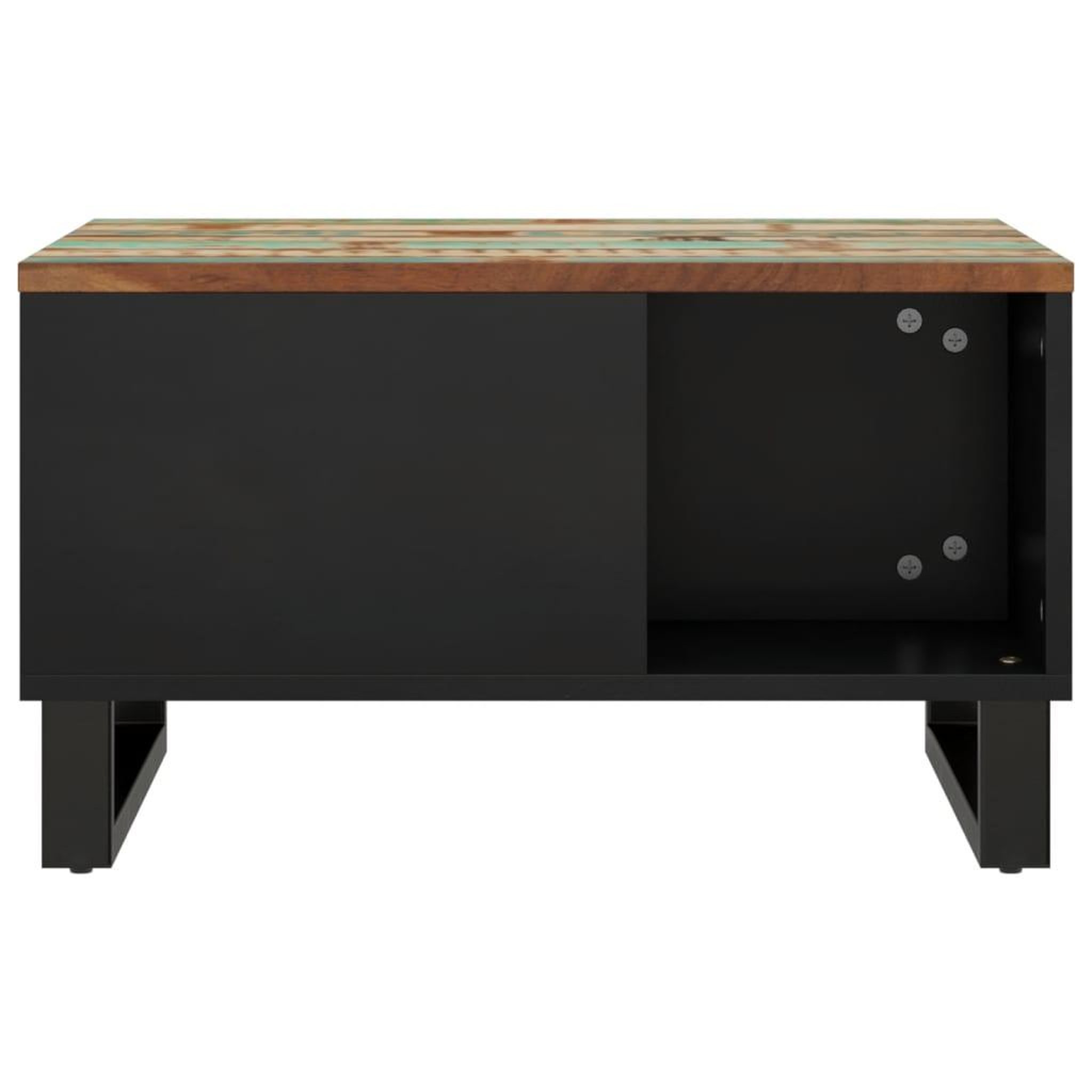Voir la diapositive 3 : VIDAXL Table basse 60x50x35 cm bois de recuperation massif