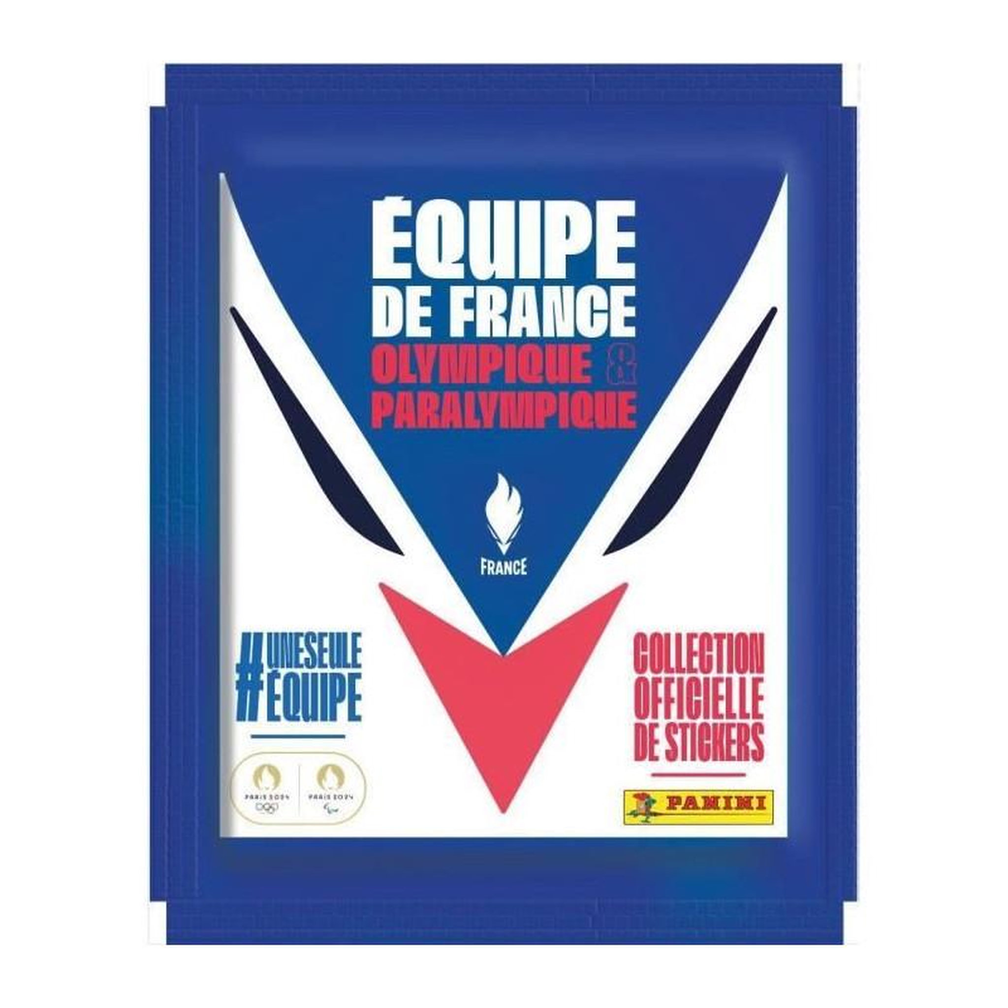 Voir la diapositive 3 : Panini Blister de 7 pochettes - PANINI - JO 2024 Equipe de France - 42 Stickers
