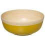  Saladier Rond Bambou  Modern  30cm Moutarde