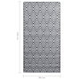 Voir la diapositive 6 : VIDAXL Tapis d'exterieur ARAKIL Blanc et noir 80x150 cm PP